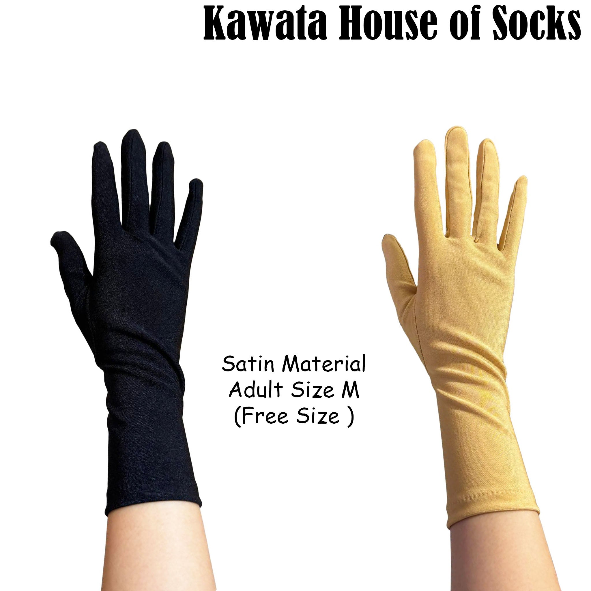 Adult Satin Gloves | Party Gloves – Kawata House of Socks