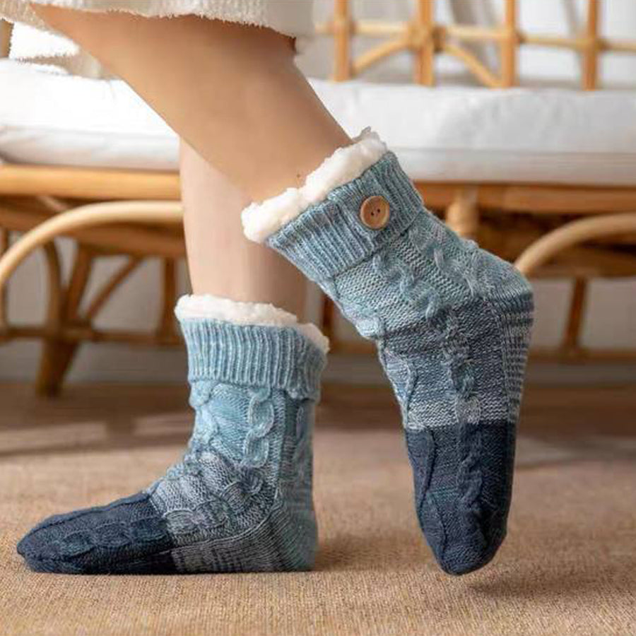 Casual Thick Thermal Winter Sleeping Socks | Sherpa Lined Sock