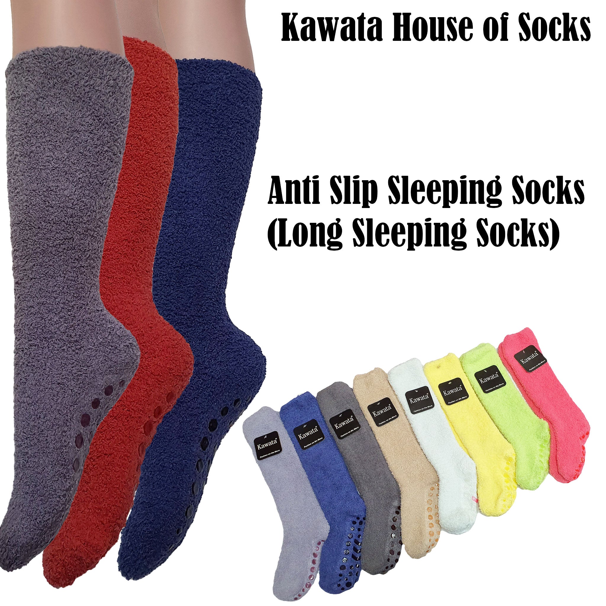 MochiThings: Non-slip Fluffy Knee-high Socks