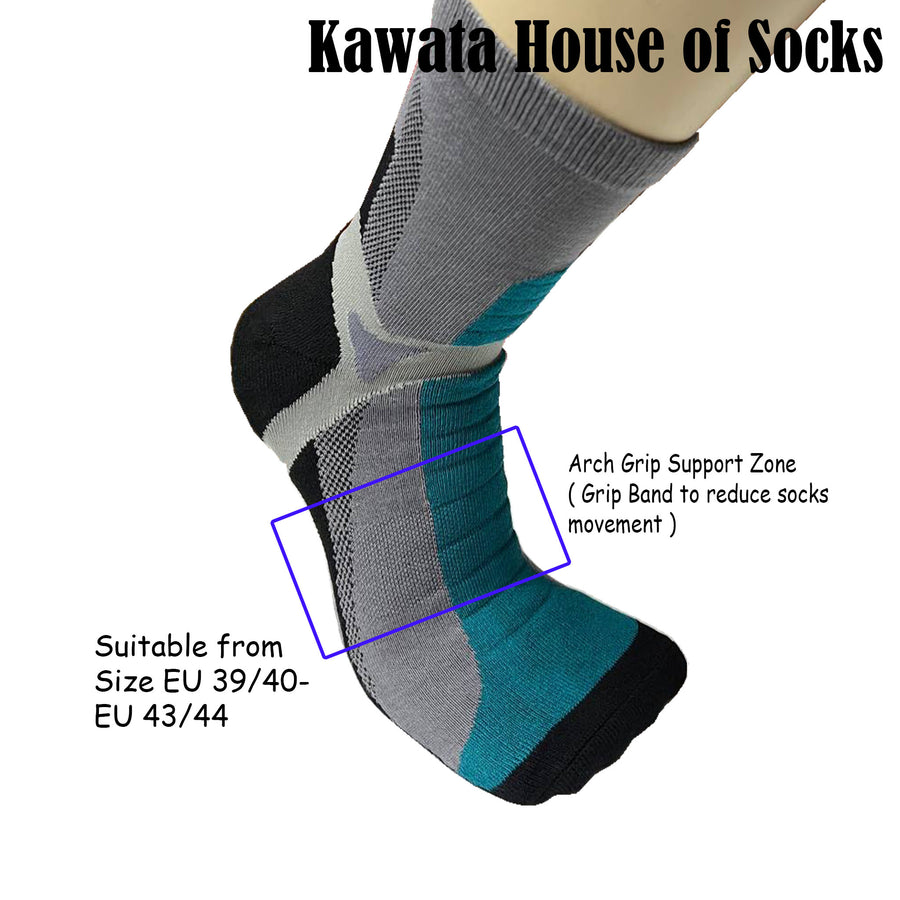 COOLMAX® Crew Socks | Anti Bacterial and Anti Odour Crew  Sport Socks | Running Socks