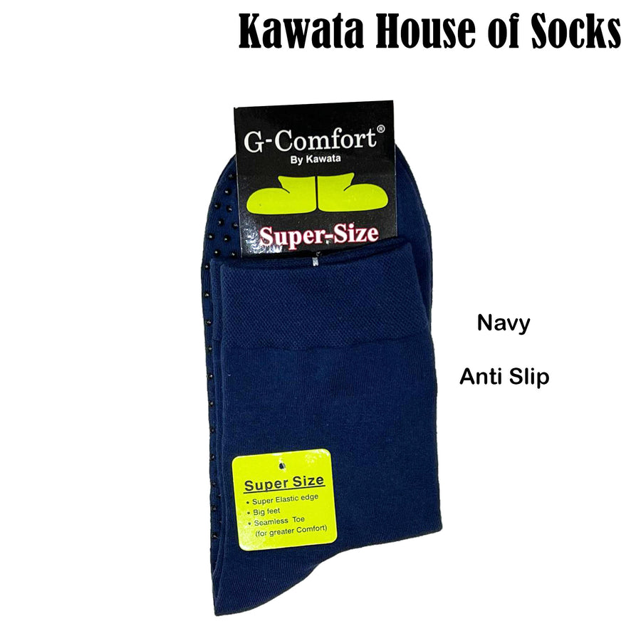 Anti-Slip Super Size Socks/Extra Large Socks/Plus Size Socks/Extra Wide Socks/ Non-binding Socks