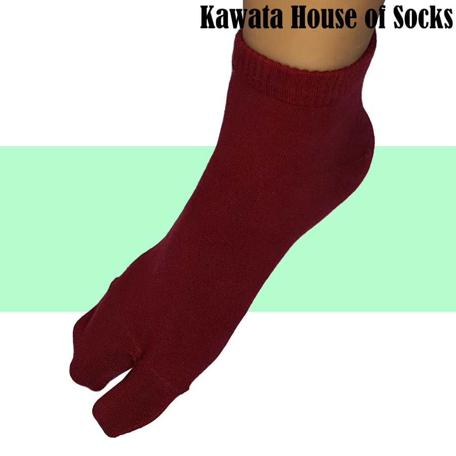 Two Toe Ankle Socks / Tabi Ankle Socks - Kawata House of Socks