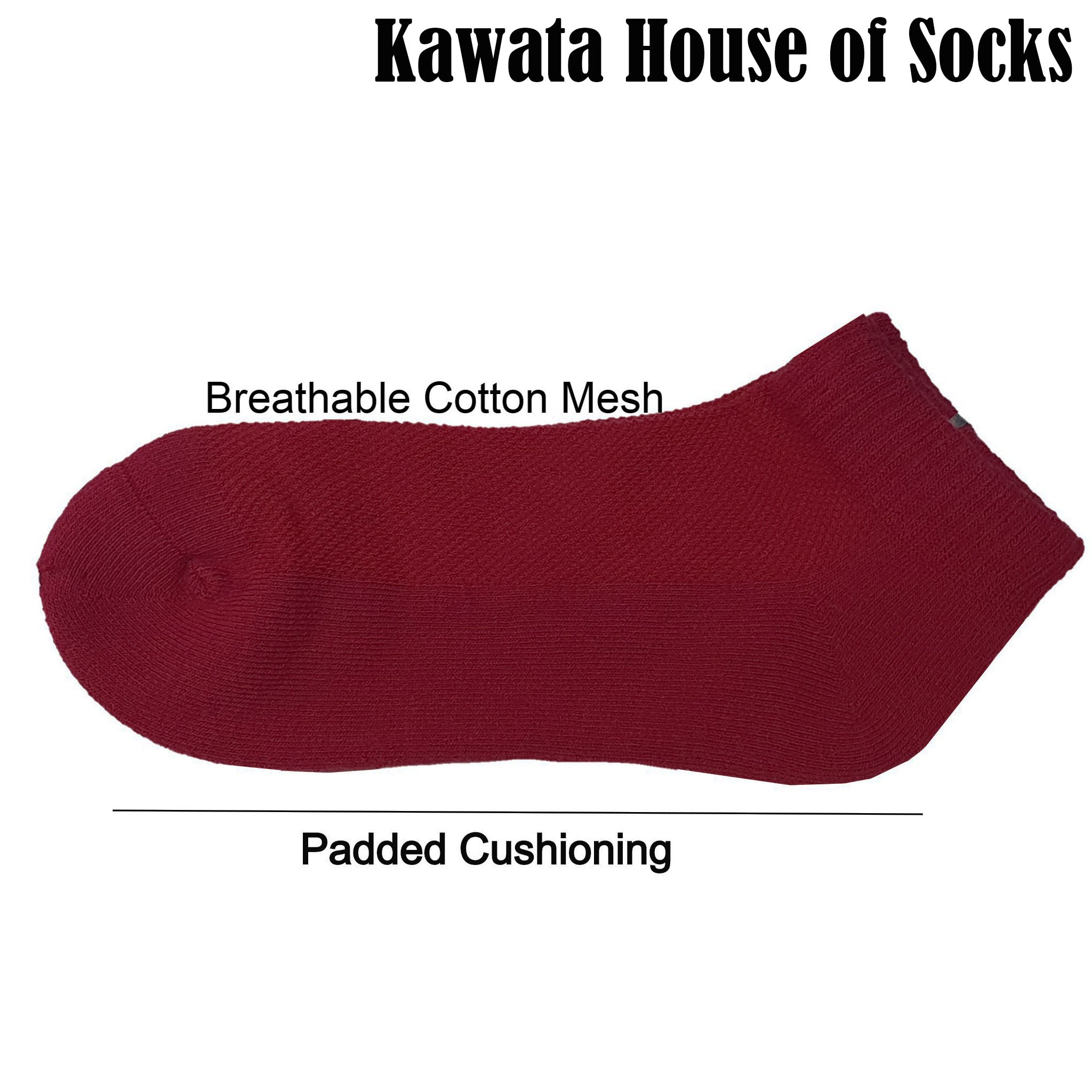 Women Bamboo Cotton Padded Cushioned Socks EU35 - EU40 – Kawata House ...