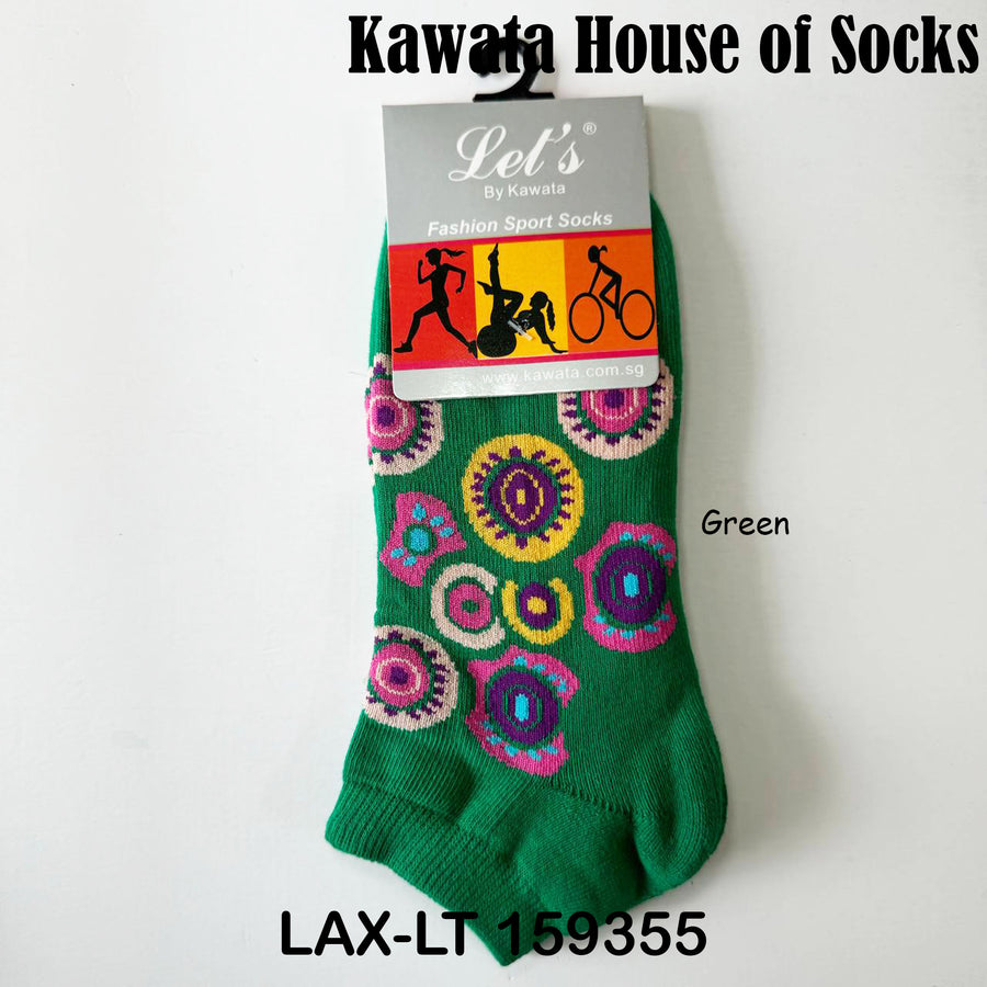 Flora Series Padded Ankle Socks