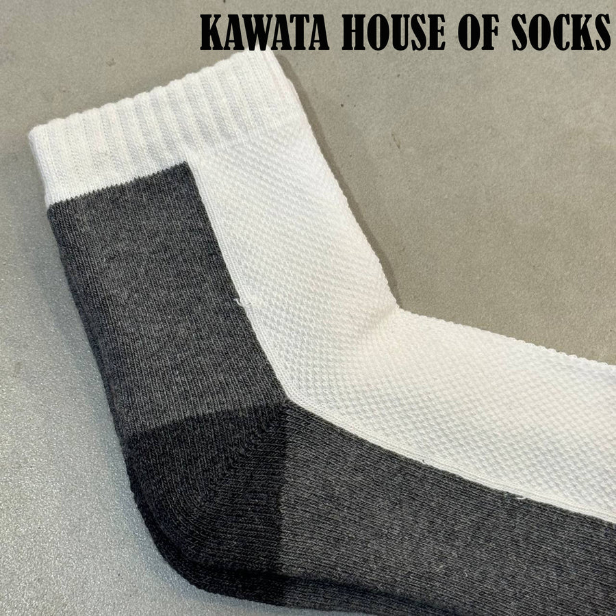 Padded Quarter Grey Base Socks