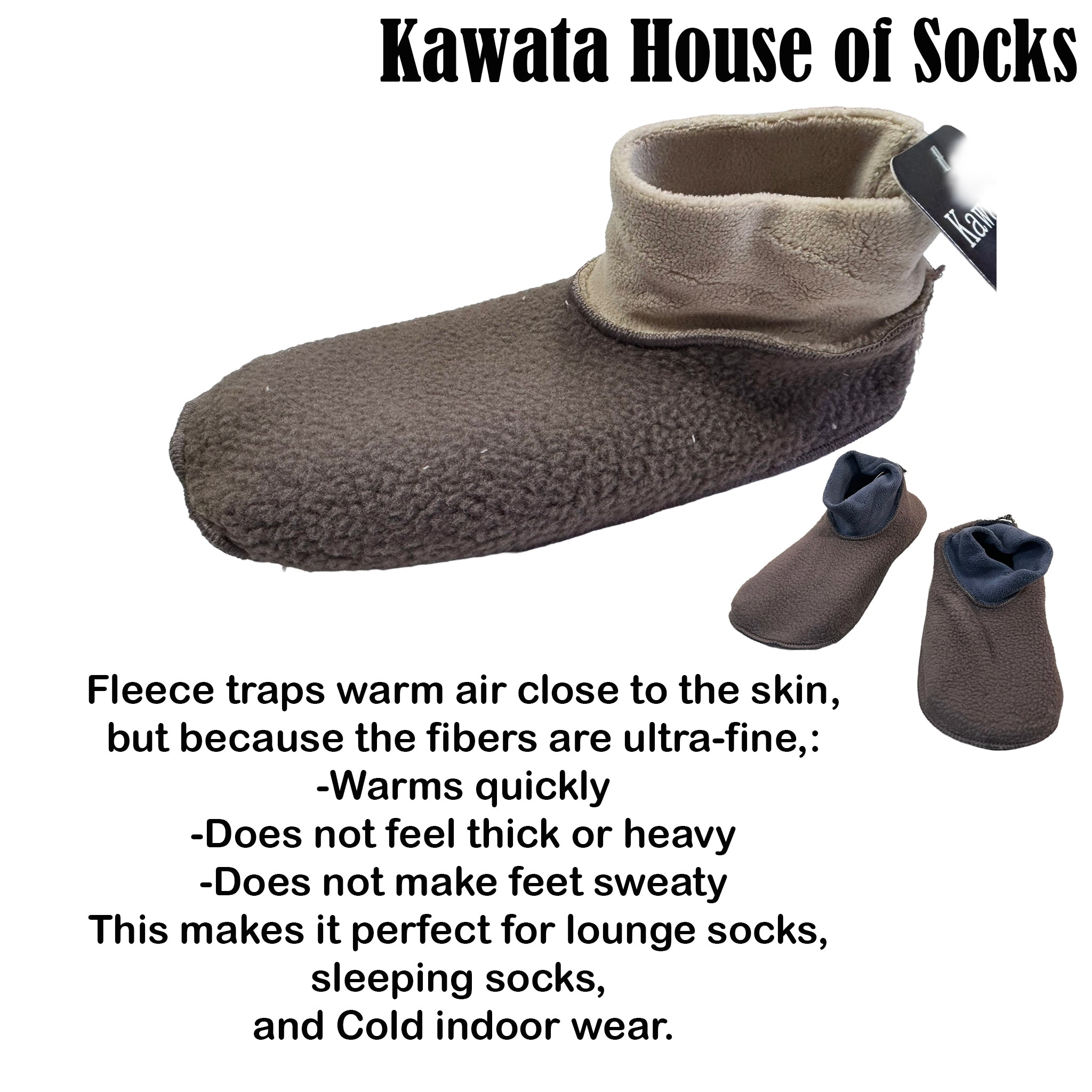 Warm Fleece Indoor Socks | Anti-Slip Tawaf Indoor Socks for Hajj & Umr ...