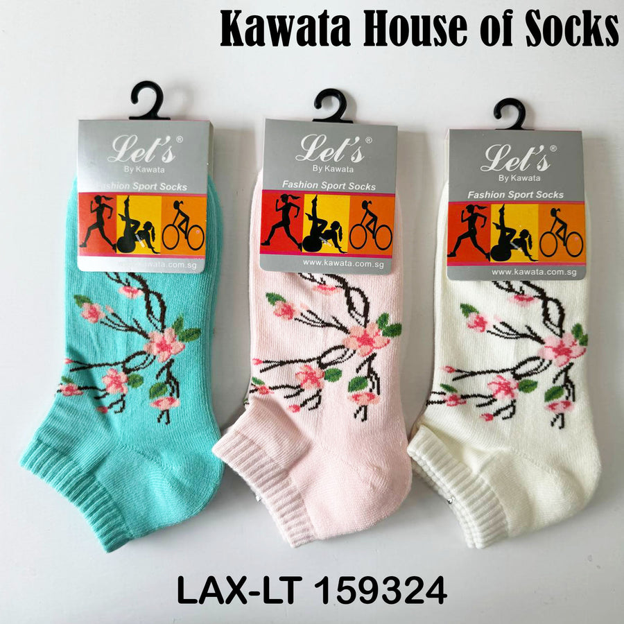 Sakura Padded Ankle Socks