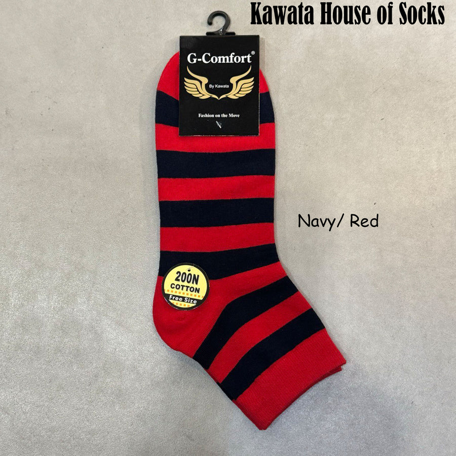 Quarter Stripes Length Socks