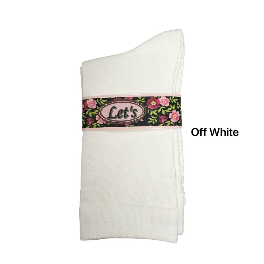 Ladies Anti-Slip Mid Calf Cotton Socks