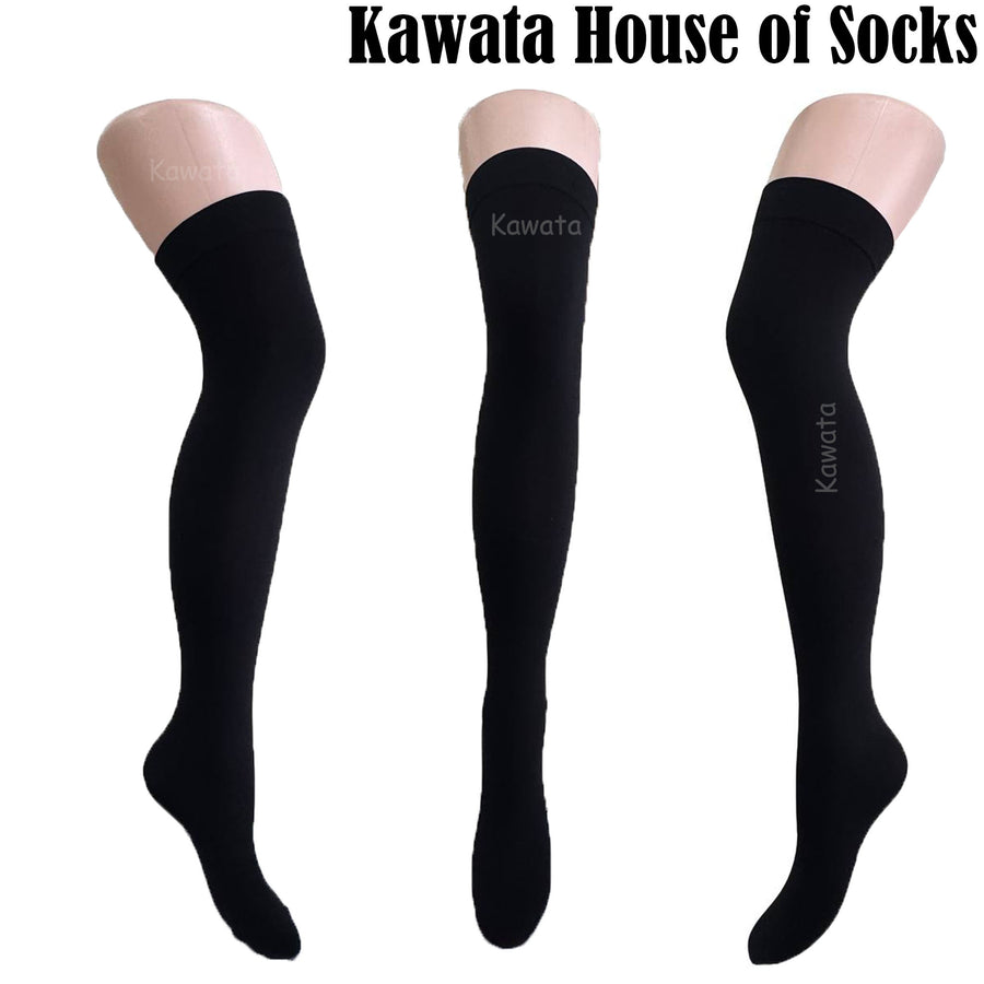 Opaque Over Knee Nylon Stockings | Above Knee Stockings 100 Deniers