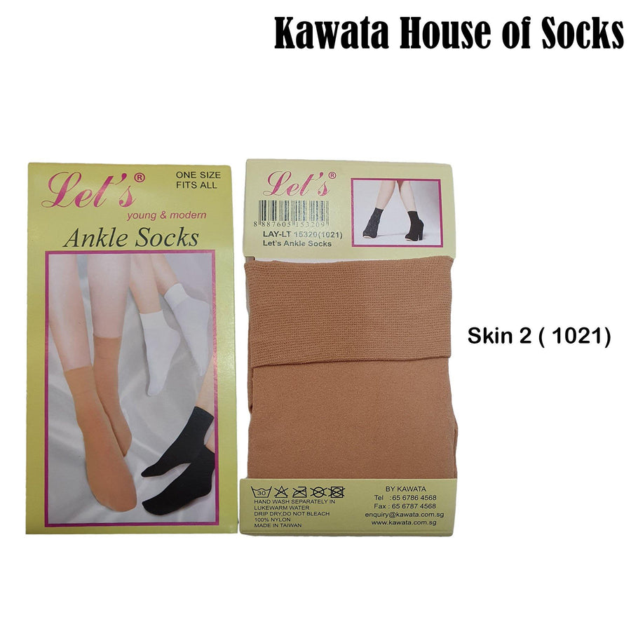 Let's Ankle Basic Classic Stocking LT 15320 - Kawata House of Socks