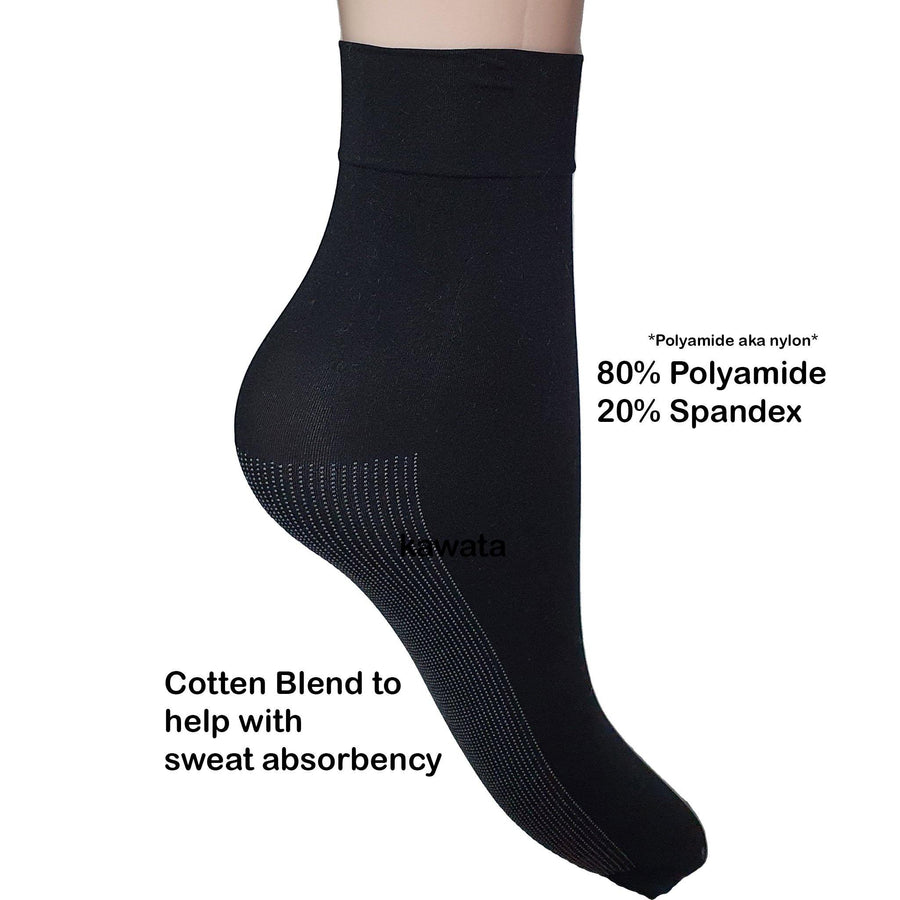 Ankle Stocking with  Cotton Blend sole - Kawata House of Socks