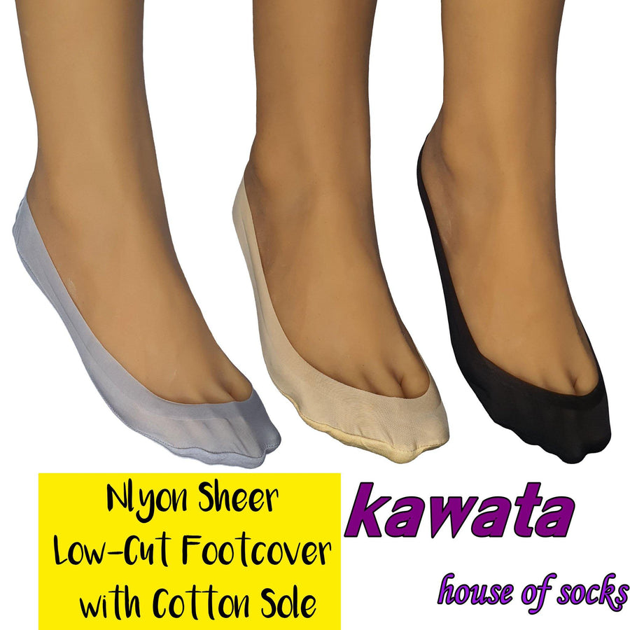 Nylon Sheer Foot Cover - Kawata House of Socks