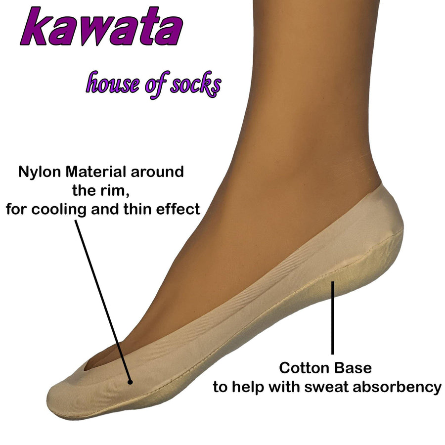 Nylon Sheer Foot Cover - Kawata House of Socks
