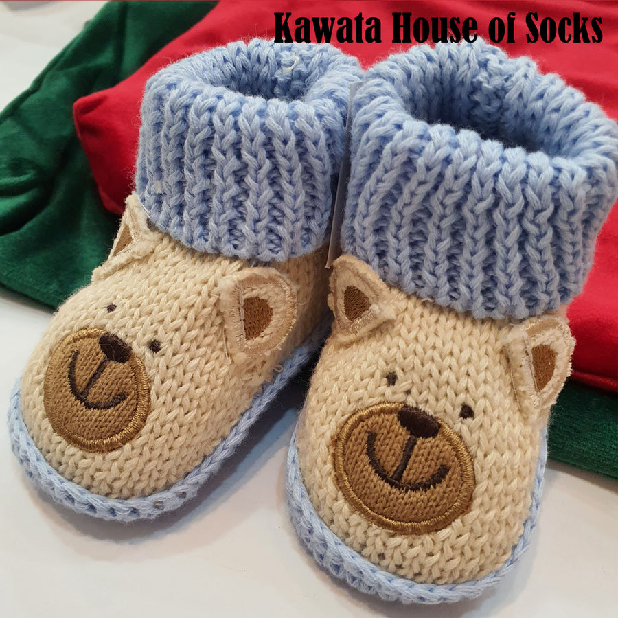 Newborn Knitted Booties I