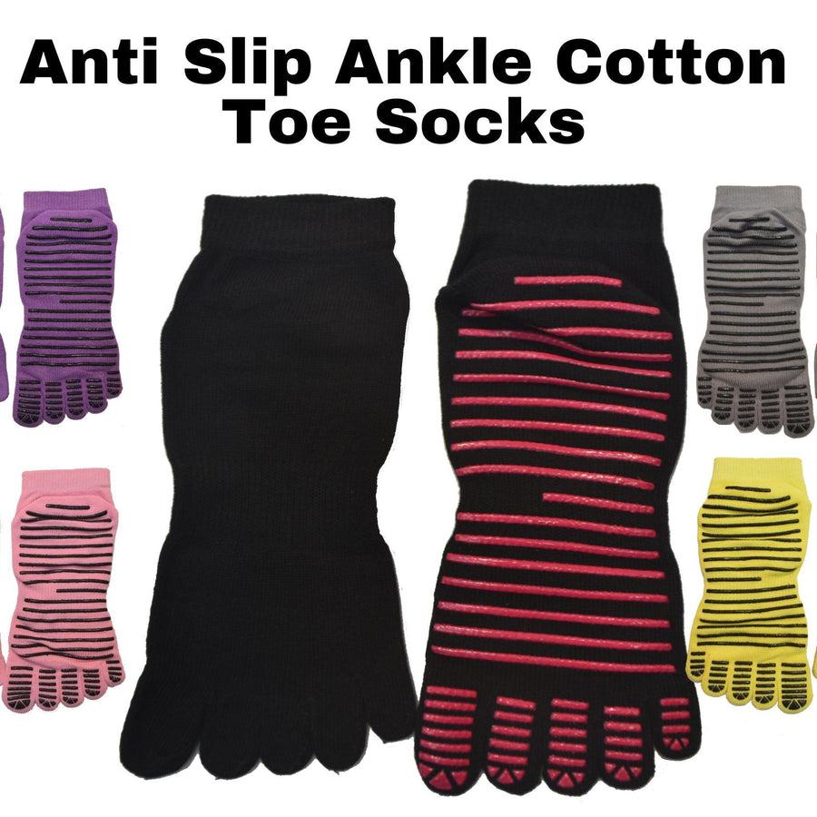 Five Toes Ankle Anti Slip Socks - Kawata House of Socks