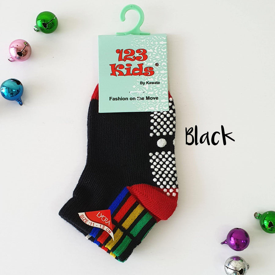 Rainbow Lines Baby Socks ( 6 months ~ 1 years old ) - Kawata House of Socks