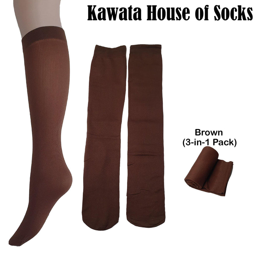 Knee High Candy Socks (3-in-1) / Nylon Knee High Socks - Kawata House of Socks