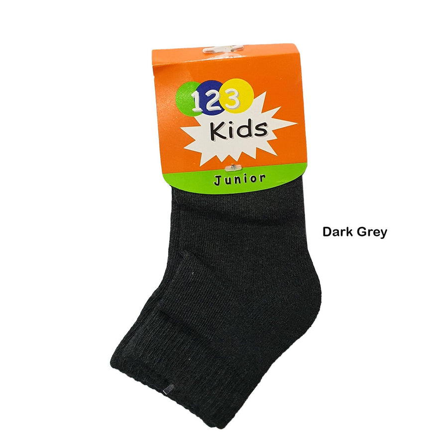 Stock Clearance! Padded Quarter Cushioned Socks for Kids - Kawata House of Socks