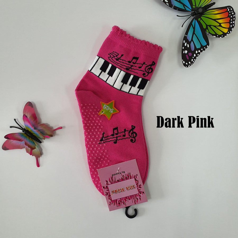 Anti Slip Piano Quarter Socks - Kawata House of Socks