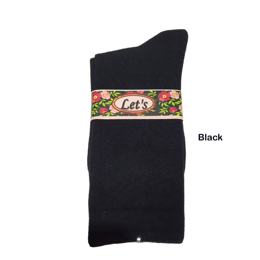 Ladies Mid Calf Thin Cotton Socks - Kawata House of Socks