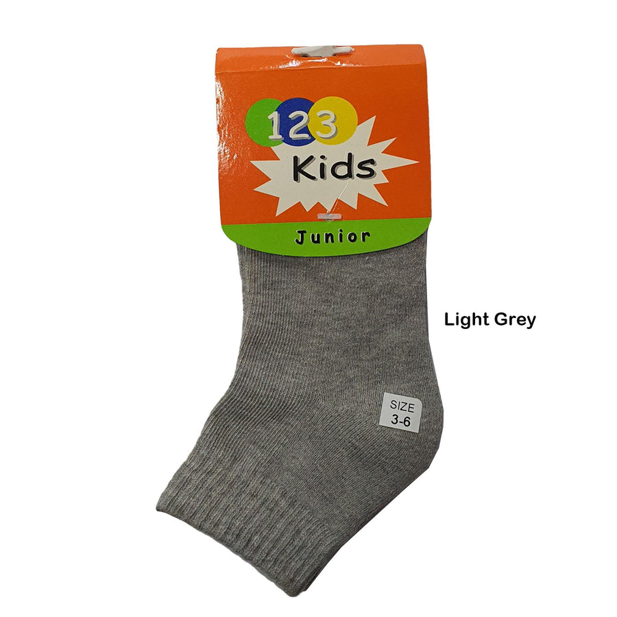 Stock Clearance! Padded Quarter Cushioned Socks for Kids - Kawata House of Socks