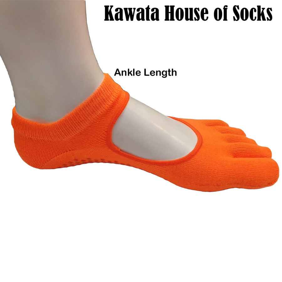 Yoga Anti Slip Toe Socks - Kawata House of Socks