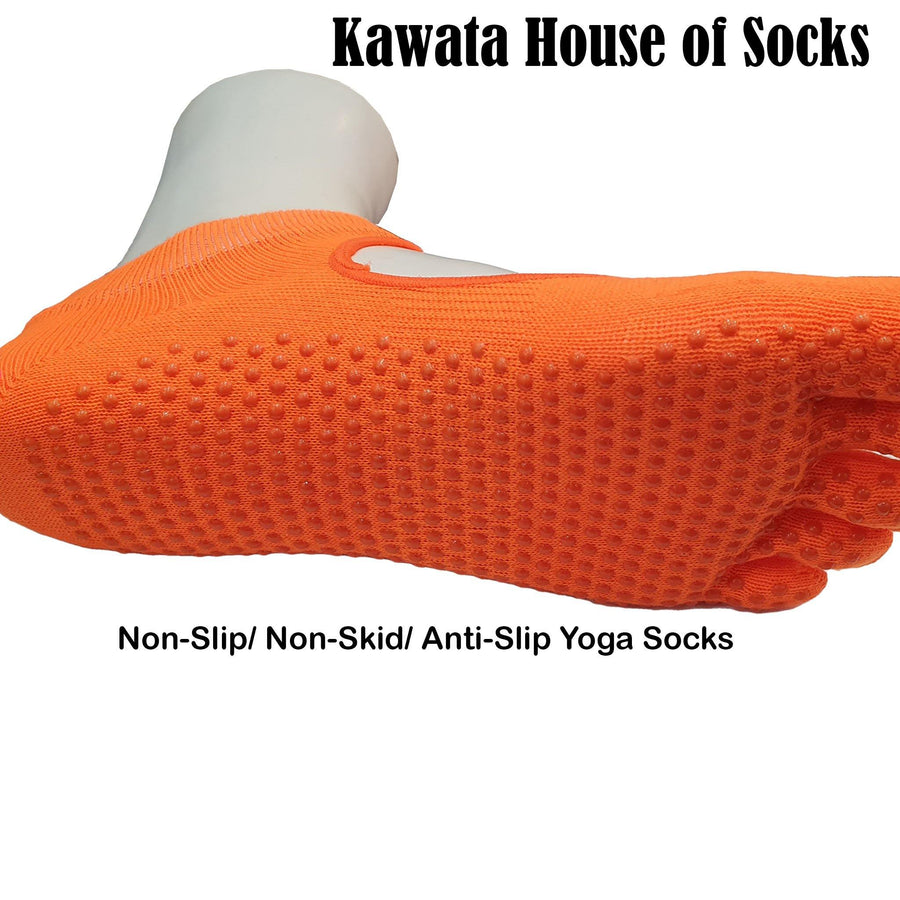 Yoga Anti Slip Toe Socks - Kawata House of Socks