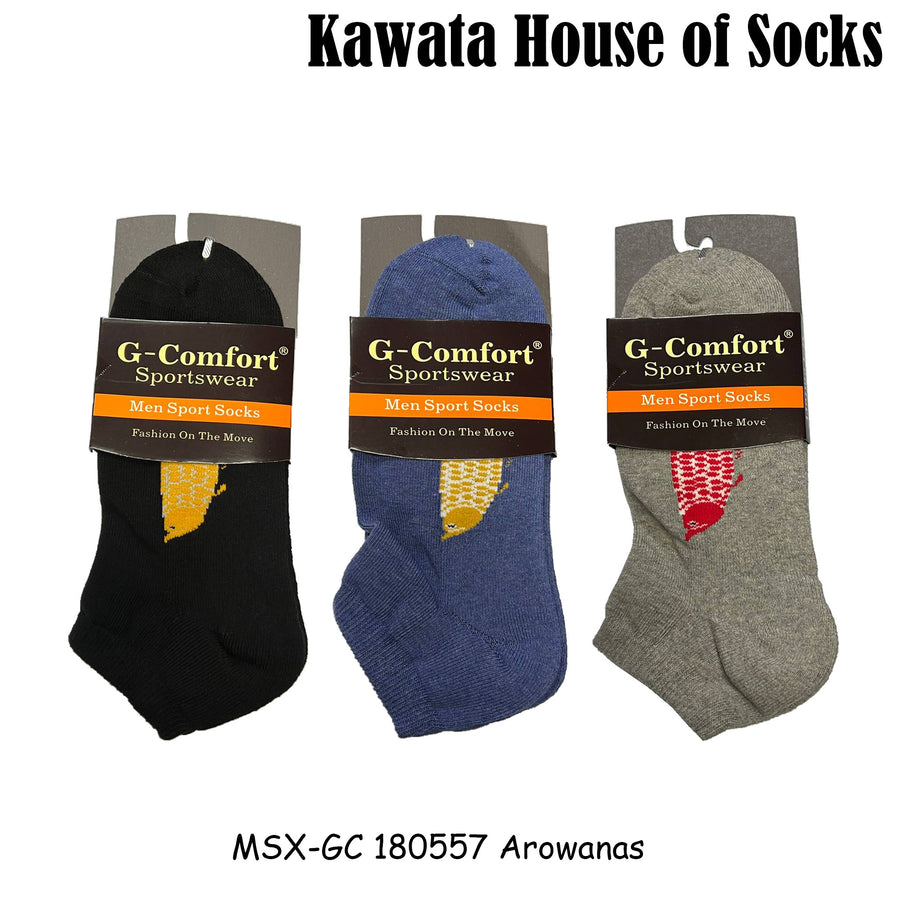 Ankle Padded Cushioned Socks - Arowanas