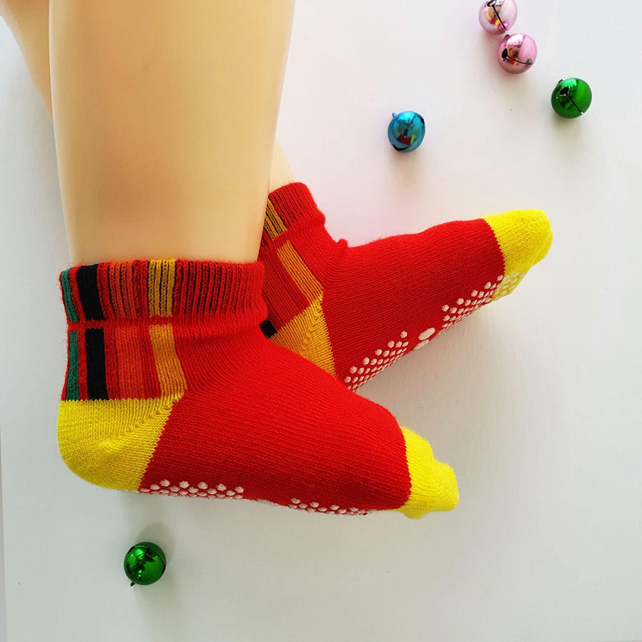 Rainbow Lines Baby Socks ( 6 months ~ 1 years old ) - Kawata House of Socks