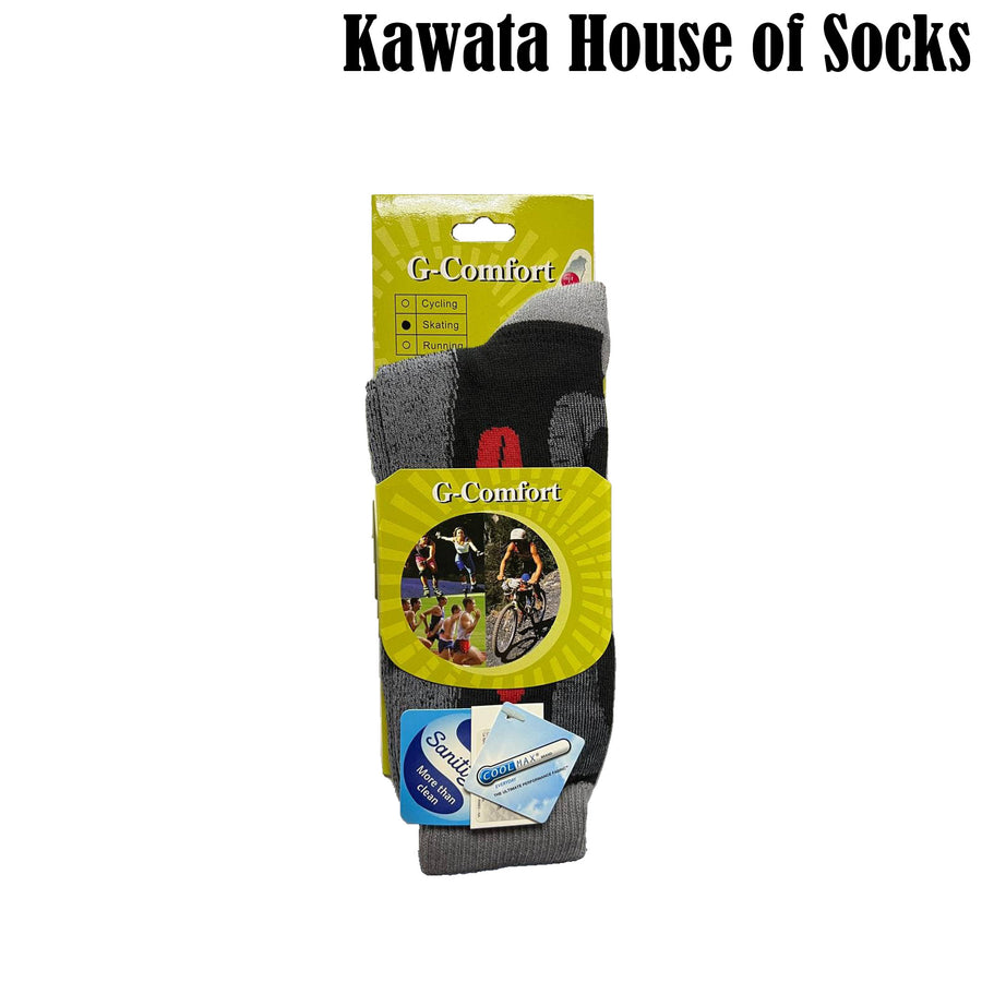 COOLMAX® Mid-Calf Sport Socks | Anti Bacterial and Anti Odour Socks | Skating Socks