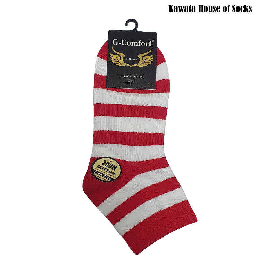 Quarter Stripe Socks ( Christmas Series )
