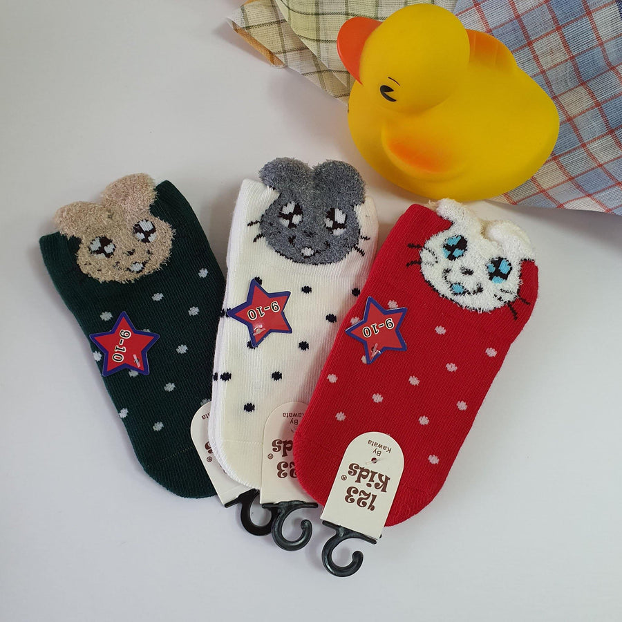 Rabbit Baby Socks ( 6 -12 months old ) - Kawata House of Socks