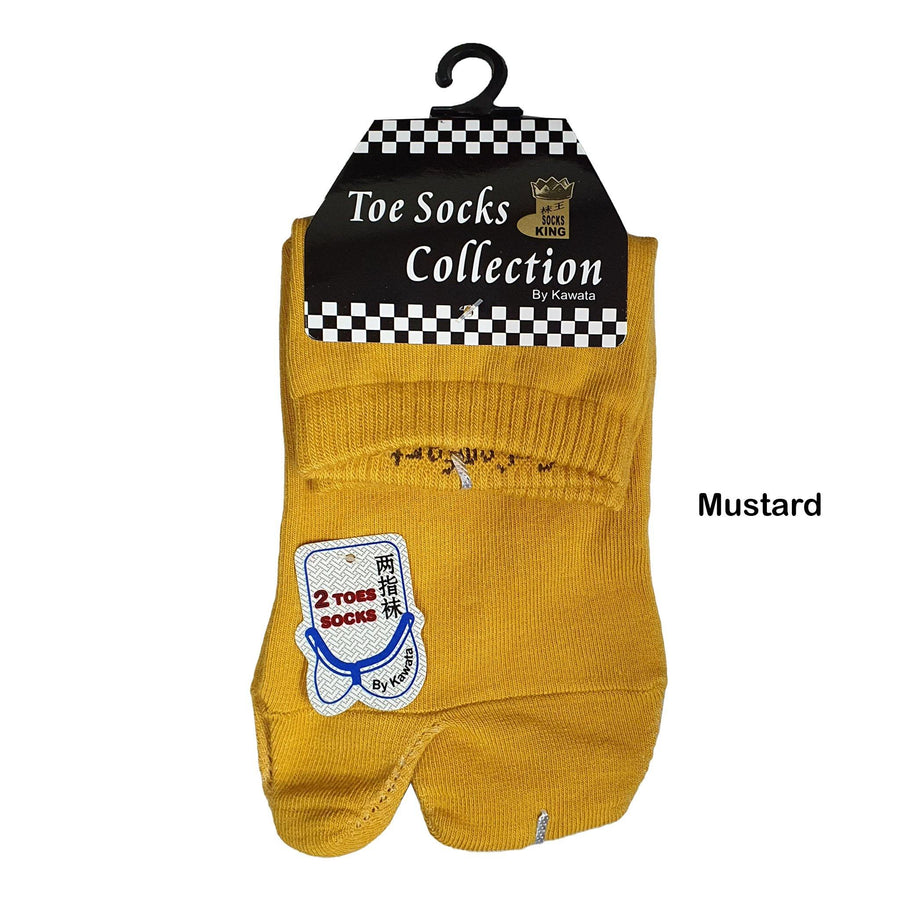 Two Toe Ankle Socks / Tabi Ankle Socks - Kawata House of Socks