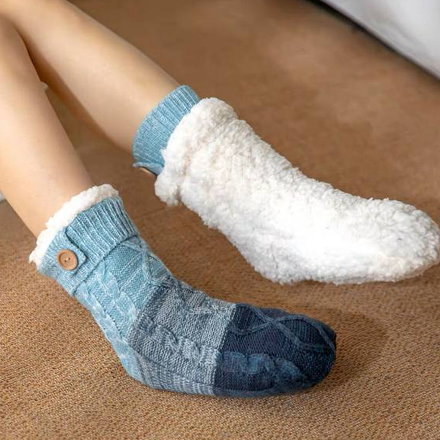 Casual Thick Thermal Winter Sleeping Socks | Sherpa Lined Sock