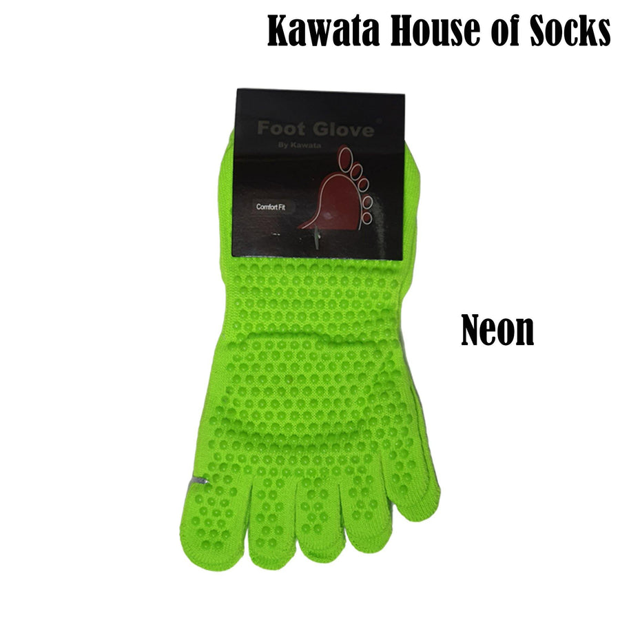 Bright Colours Anti Slip Ankle Toe Socks - Kawata House of Socks