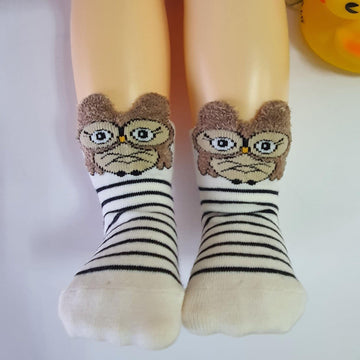 Owl Baby Socks ( 6 -12 months old ) - Kawata House of Socks