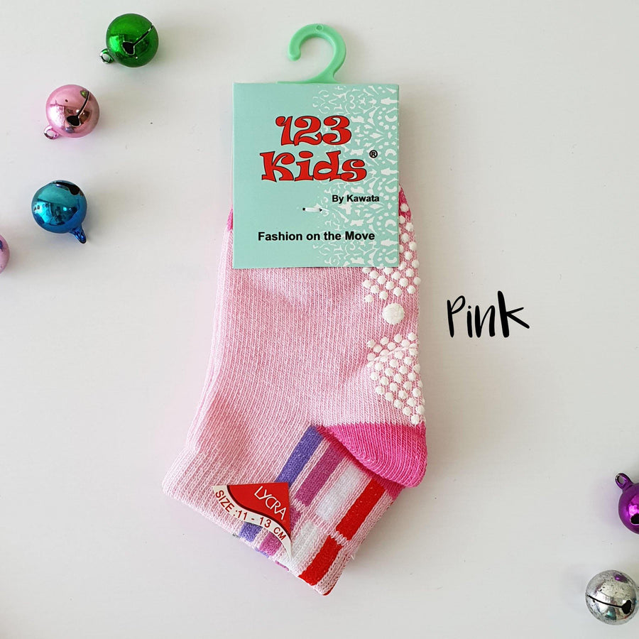 Rainbow Lines Baby Socks ( 6 months ~ 1 years old ) - Kawata House of Socks
