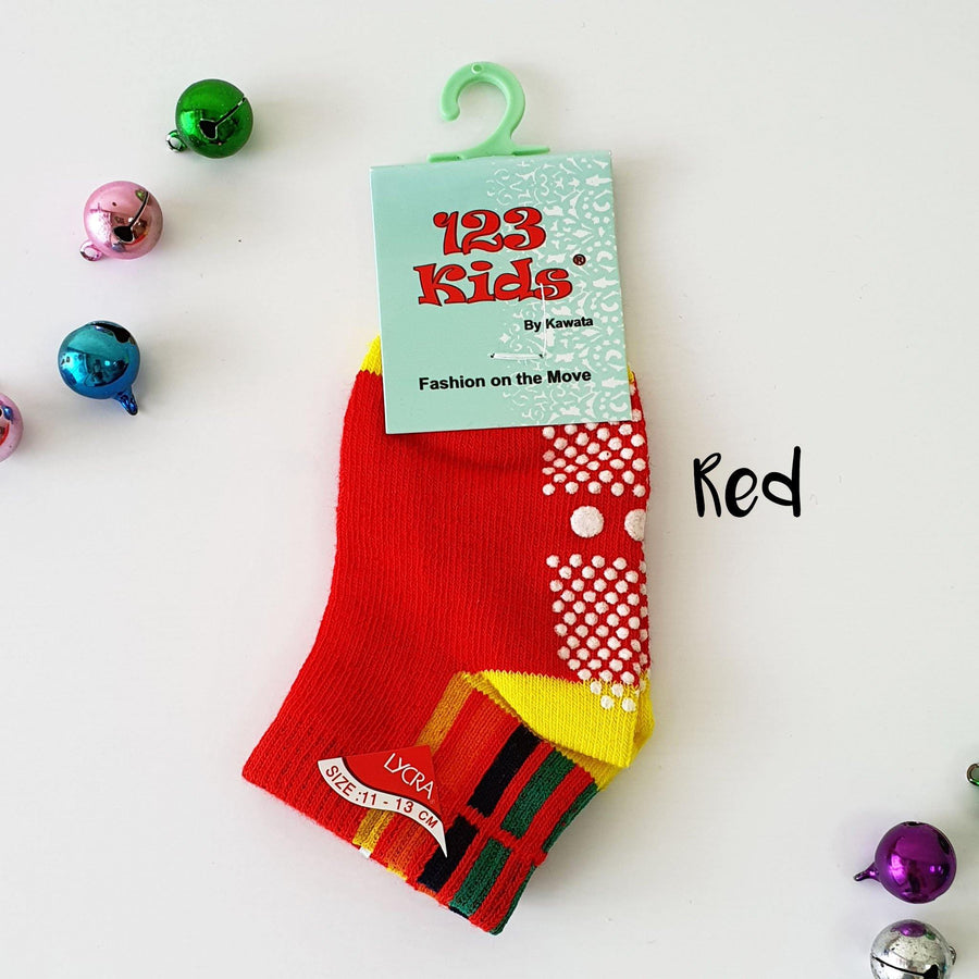 Rainbow Lines Baby Socks ( 6 months ~ 1 years old ) - Kawata House of Socks