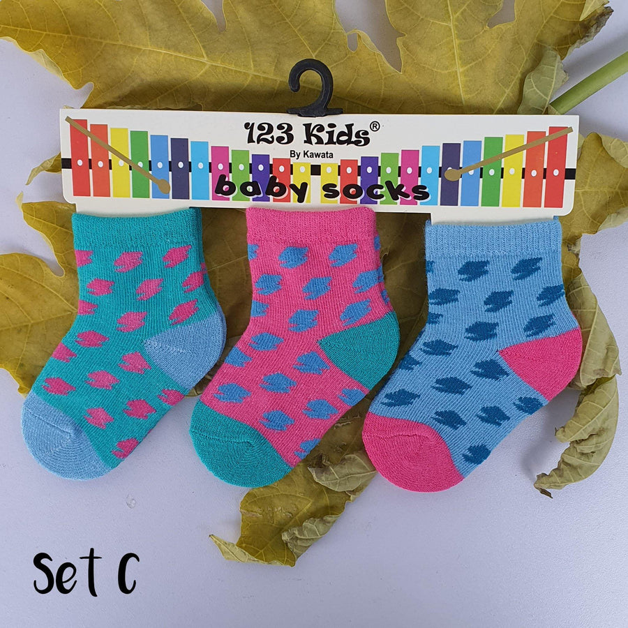 1-3 Months Baby Socks Set - Kawata House of Socks