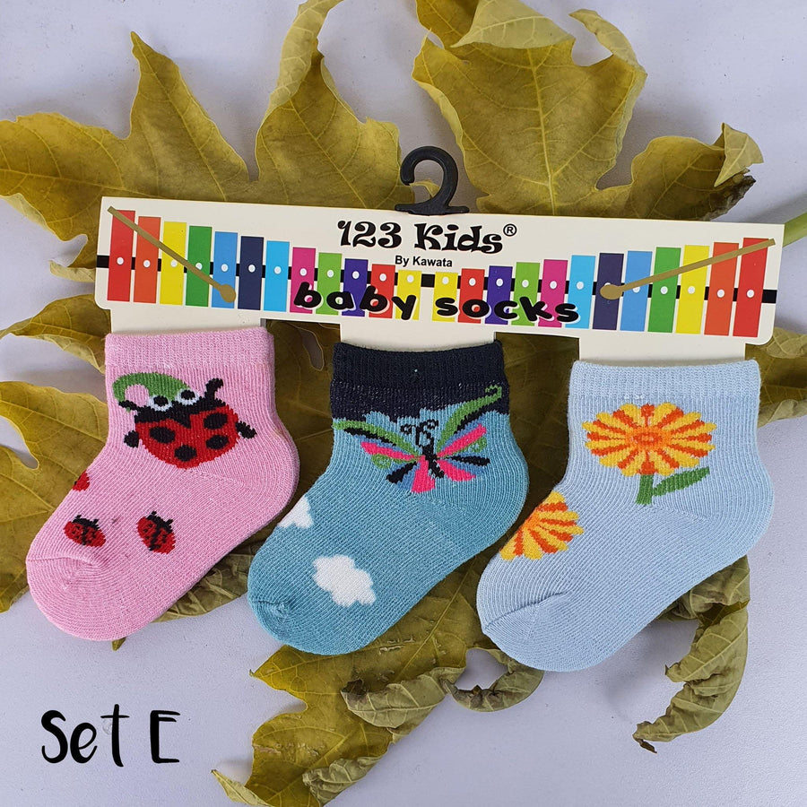 1-3 Months Baby Socks Set - Kawata House of Socks