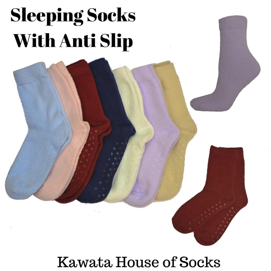 Sleeping Socks For Ladies / Snuggly Fluffy Sleeping Socks - Kawata House of Socks
