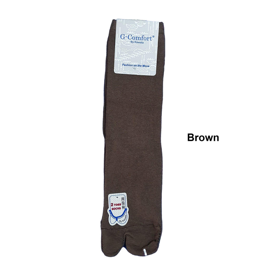 Two Toes Mid Calf Socks - Kawata House of Socks