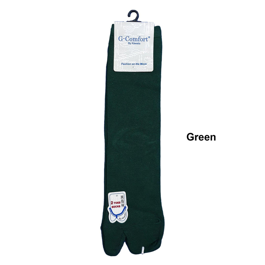 Two Toes Mid Calf Socks - Kawata House of Socks