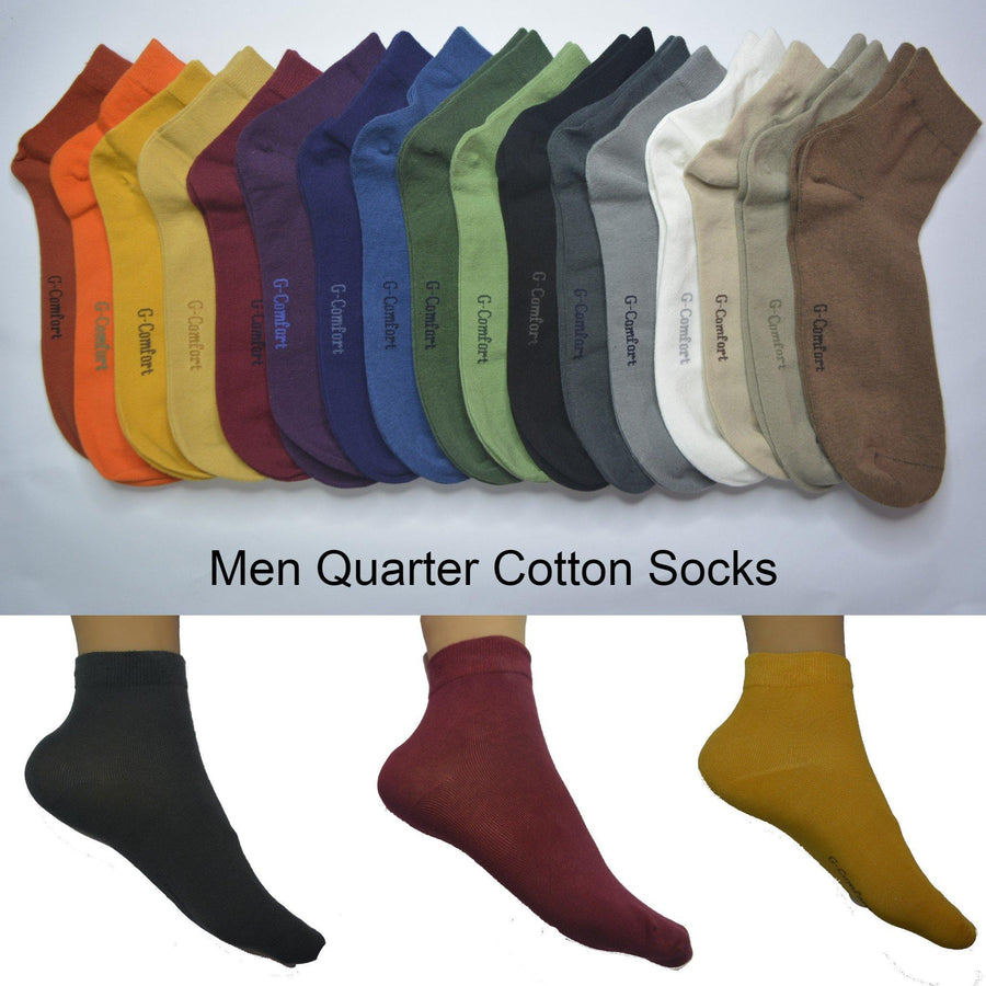 Quarter Plain Thin Socks - Kawata House of Socks