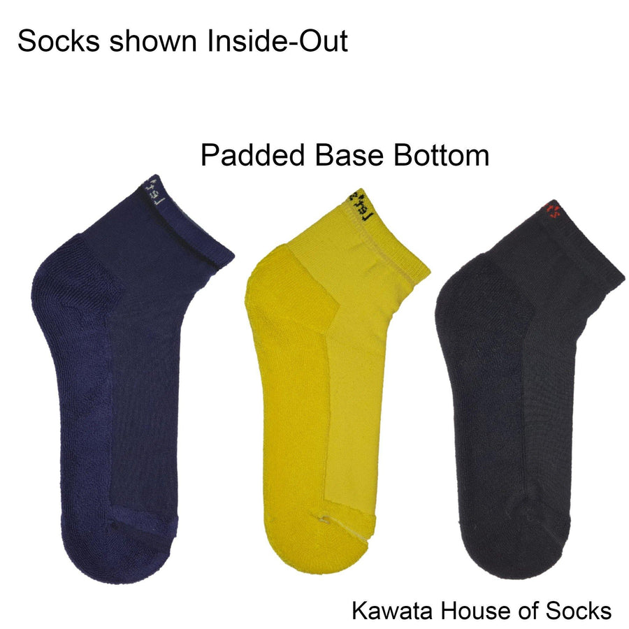 Quarter Padded Socks for Women - Kawata House of Socks