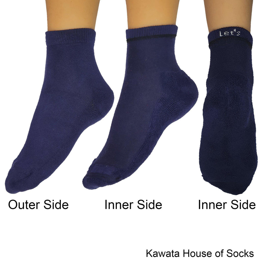 Quarter Padded Socks for Women - Kawata House of Socks