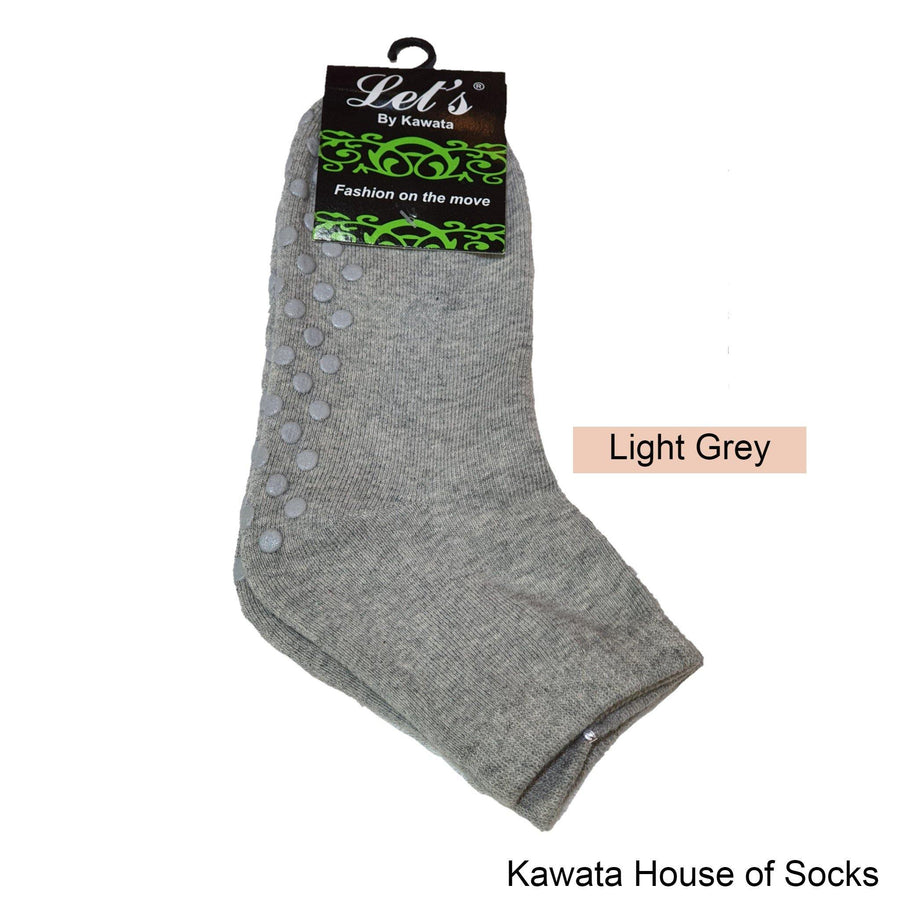 Anti-Slip Padded Quarter Socks for Ladies - Kawata House of Socks