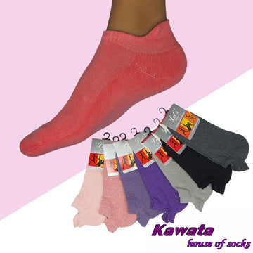 Padded Heel Tab Ankle Sport Socks - Kawata House of Socks