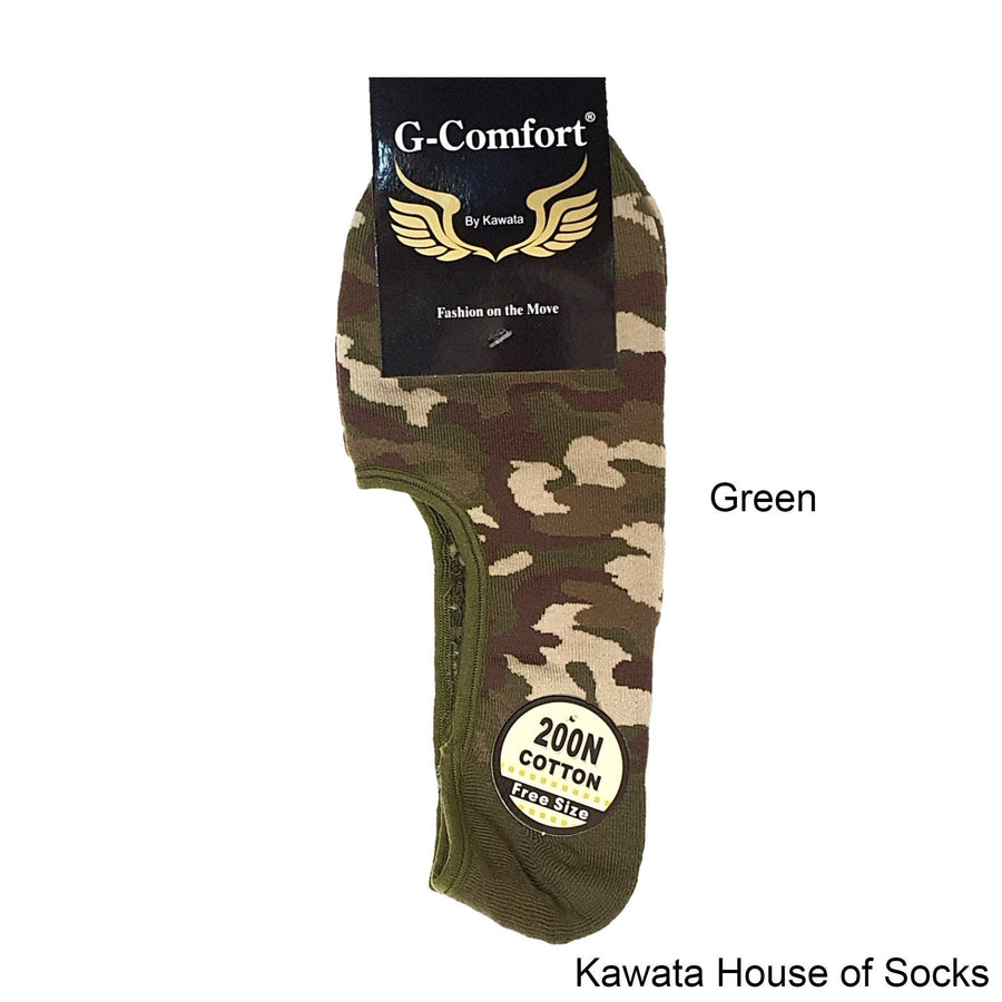 Camouflage Loafer Socks - Kawata House of Socks